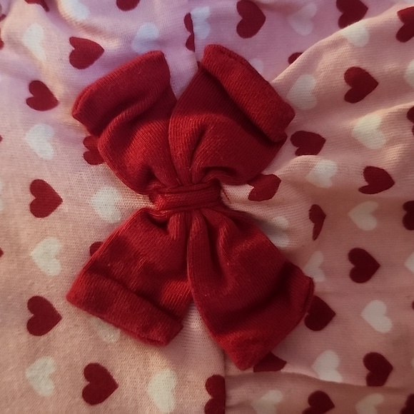 4T TCP Red Heart Babydoll Top Outfit Set - Picture 5 of 6